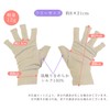 SILKMONDO Women's Silk Gloves, 100% Natural Silk, Fingerless, 7 Variations,