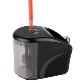 Pencil Sharpener Electric Pencil Sharpeners, Portable Pencil Sharpener, Blade to Fast Sharpen, Suitable for No.2/Colored Pencils(6-8mm)/School Pencil Sharpener/Classroom/Office/Home (Black)