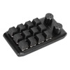 Mini Custom Keypad 12 Mechanical Keys 2 Knobs Programmable Red