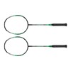 2 Pcs Carbon Fiber Badminton Rackets Ultra Light Adult for