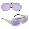 Welding Glasses Soldering Goggles Auto Darkening Solar Power Battery for
