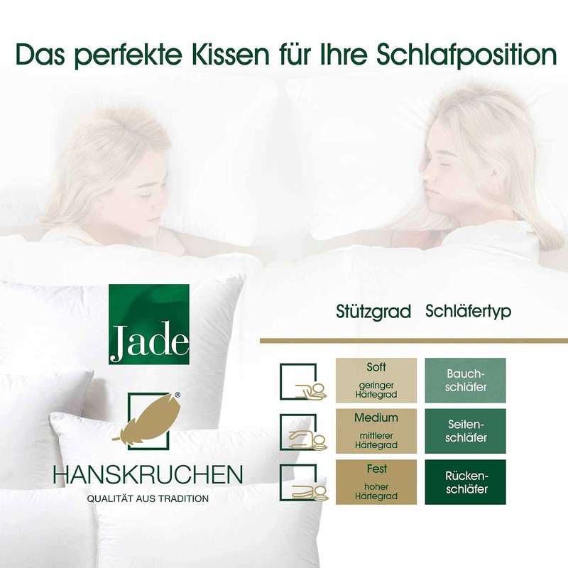 HANKRUCHEN® | 925.20.336 | JADE | Down Pillow - 40