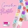 Concha Nacar Decoración Par Uñas Concha Nácar Tono Pastel