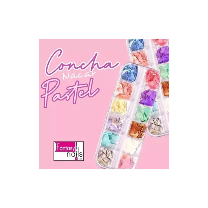 Concha Nacar Decoración Par Uñas Concha Nácar Tono Pastel