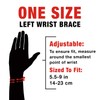 ACE Deluxe Wrist Stabilizer, Left Hand, Helps Relieve Symptoms of