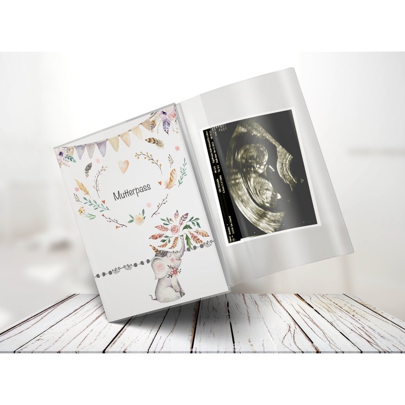 OLGS Maternity Log Cover 3-Piece Boho Friends Baby Pregnancy Gift