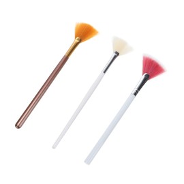 Beavorty Highlight Brush 3pcs Set Makeup Brush Blush Applicator Cosmetics Accessories Perfect for Teenagers and Festival