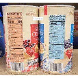 Millville Steel Cut Oats Hearty 100% Whole Grain Oats Traditional & Quick (Two Tubes)