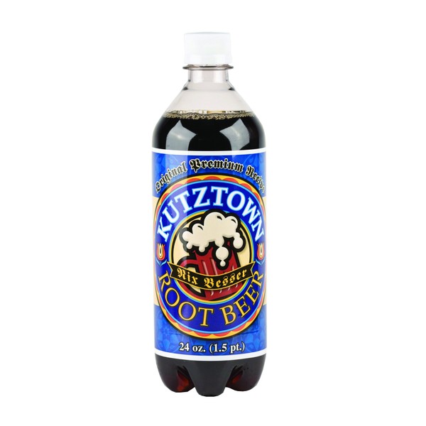 AmishTastes Root Beer, Kutztown "Nix Besser" PA Dutch Style, 24 Oz. (Pack of 4)