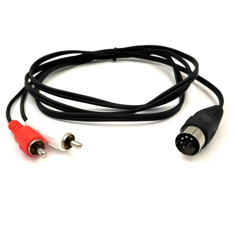 Rosebe 5 Pin DIN to RCA Cable [5FT/1.5M] 5 to
