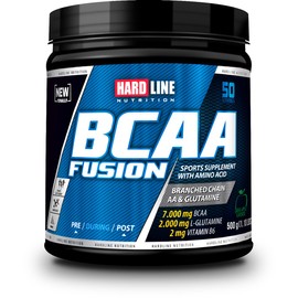 hard line nutrition Hardline Nutrition BCAA FUSION YEŞİL ELMA 525 gr, 1 Paket