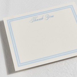 Tarjetas de papelería clásicas Minted Start, tarjetas de agradecimiento en blanco y sobres, notas de agradecimiento para mensajes escritos a mano, jue