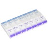 Ezy Dose Weekly Pill Planner Organizer AM/PM Push Button 7