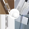 Door Hinge Plastic Washer Fitting Rings 100PCS Round Nylon Flat