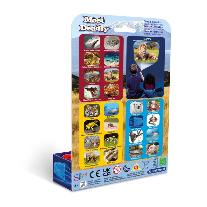 Brainstorm Toys Most Deadly Torch and Projector