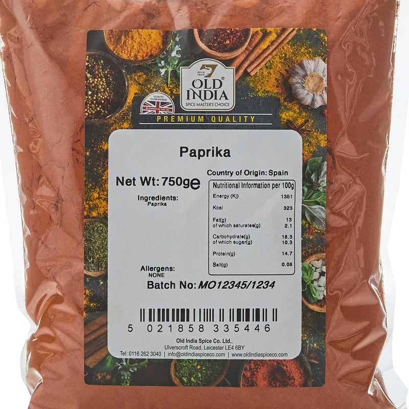 Old India Paprika 750 g