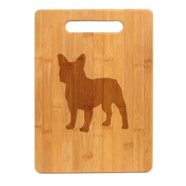 MIP Bamboo Wood Cutting Board French Bulldog