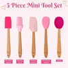 Paris Hilton Mini Silicone Tool Set, 5-Piece, Pink