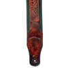 Walker & Williams GB-126 Bourbon Brown Padded Guitar Strap Texas