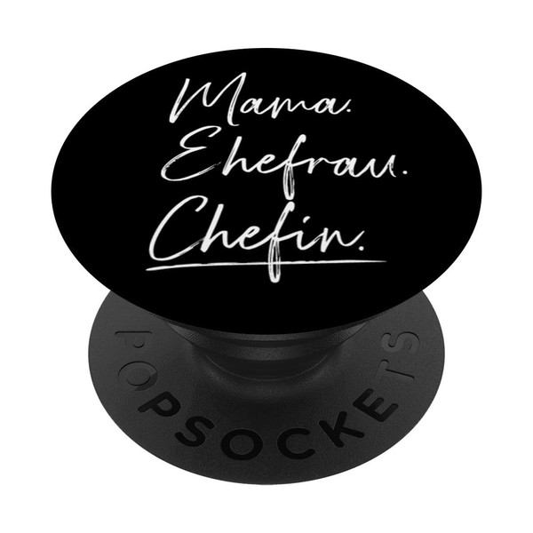 Mama Wife Chef Mother's Day PopSockets PopGrip: Extendable Base and