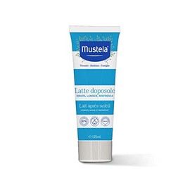 Mustela After Sun Milk, Face, Body with Shea Butter and Avocado Perseosis, Babies, Children, Whole Family - Soothes Sunburned Skin, Instant Refreshment (125ml)