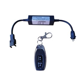 WindyNation 12 Volt, 225 lbs Linear Actuator + Wireless Remote Control DPDT Switch + Actuator Mounting Brackets