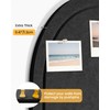 24" x 16" Large Arched Felt Bulletin Board 1/2" Thick,