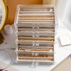 YUFONG Necklace Holder Organizer, Dustproof Necklace Box Velvet Necklace Organizer