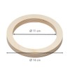 Ideen mit Herz Wooden Ring Frames | Round | Pack