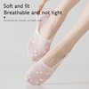 No Show Socks For Women - Floral Lace Invisible Mesh
