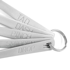 Norpro 5 Piece Stainless Steel Mini Measuring Spoon Set (Pack of 3)