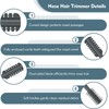 5PCS 2-in-1 Nasal Hair Cutter, Double-Sided Nose Hair Trimmer Upgrade,