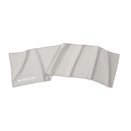 MISSION On-The-Go Cooling Towel - Soft, Lightweight Fabric - Cools Up to 2 Hours - UPF 50 Sun Protection - Machine Washable (Alloy)
