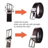 Glamicci Reversible Genuine Leather Belt – 2-in-1 for Men &