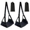 BTtime Footrest 2 Pack Foot Rest Hammock Foldable Foot Support