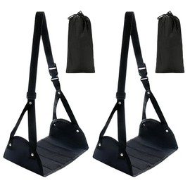 BTtime Footrest 2 Pack Foot Rest Hammock Foldable Foot Support Travel Footrest with Storage Pack for Long Distance Travel Relaxation Prevention Swelling Convenient for Office Car Night Bus Bullet