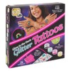 FabLab 24704 Glow in The Dark Glitter Tattoos Kit, Multi,
