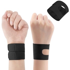 Clcyricher Wrist Support, Ultra Thin, Lightweight, Sports Wristband, TFCC, Fixed Supporter, Injury Prevention, Sports Training, Supporter, Housework, Childcare, Computer/Smartphone Control, Unisex