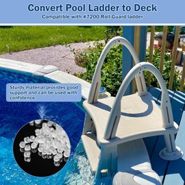 CK7200 Deck Mount Conversion Kit Compatible with #7200 Roll Guard Frame Pool Ladder to Change to Deck Mount Convert Pool Steps to a Deck Mount