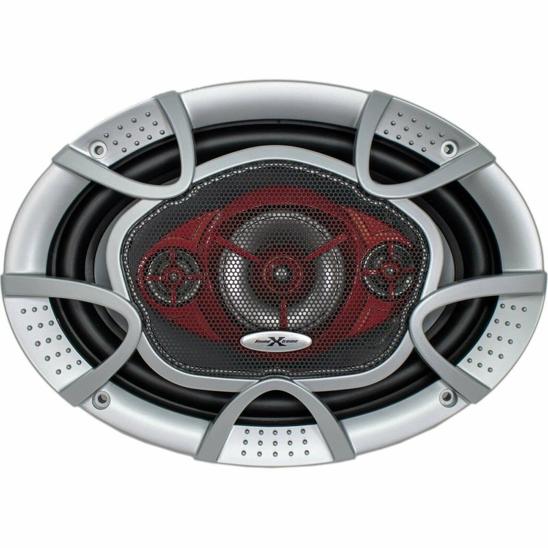 SoundXtreme 6x9 4-Way 520 Watts Coaxial Car Speakers + 2X
