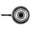 Farberware Glide Copper Ceramic Nonstick Covered Egg Poacher, 8-Inch, Black