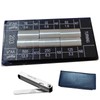 6Pcs Turning Surface Roughness Comparators,Roughness Test Block Ra0.05-12.5mm Microfinish Comparato