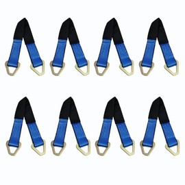 Mytee Products (8 Pack) 36" HD Axle Straps Car Hauler Tow Truck Wrecker Wheel Tie Down Strap