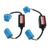 2Pcs Headlight Decoder 9007 HB5 Plug 12V DC Error Anti