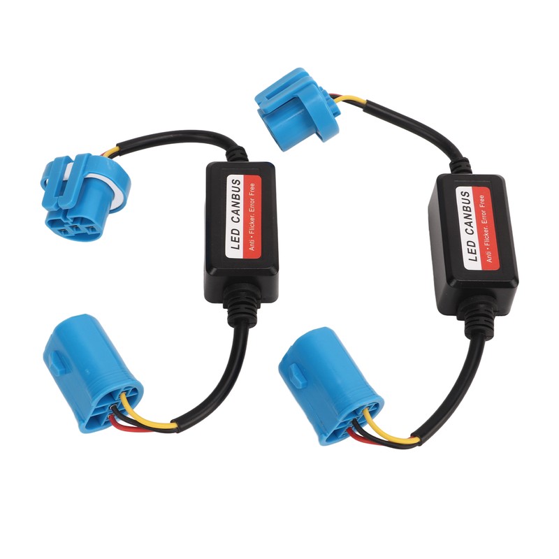 2Pcs Headlight Decoder 9007 HB5 Plug 12V DC Error Anti
