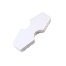 TEHAUX 50pcs Kraft Paper Necklace Bracelet Display Cards Jewelry Organizer Hanging Cards for Jewellery