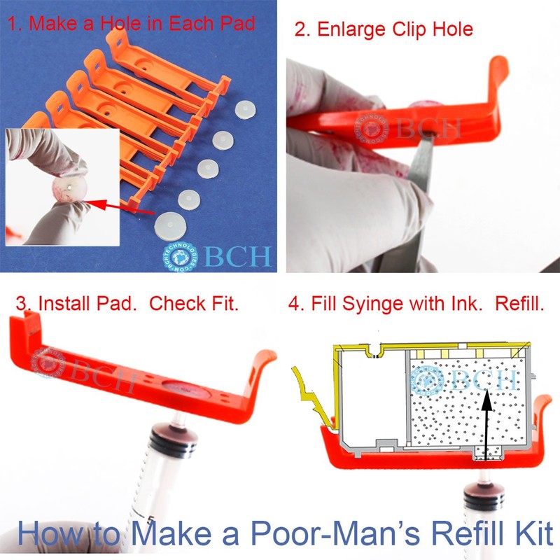 BCH 5PC Storage Clip for 564/920/902/934/935 Cartridges – Protect, Store