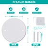 1 Pcs Smoke Detecte Cover Plate, 5 Inch Metal Round