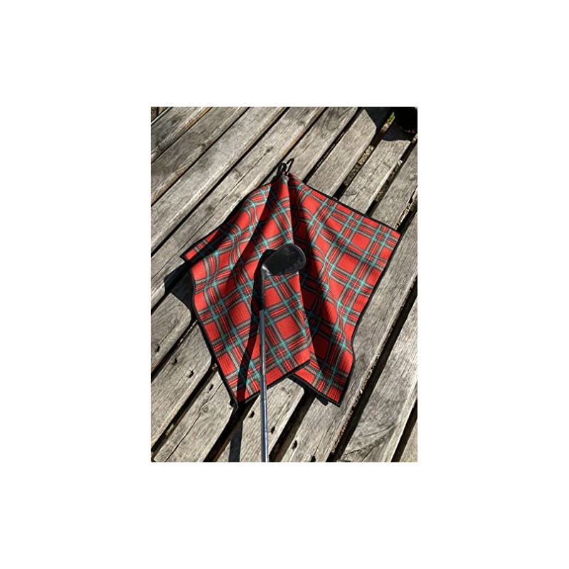 Alengolf Golf Towel Microfibre Scotland Design 60 cm x 40