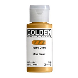 Golden Fluid Acrylics 30ml - YELLOCHR